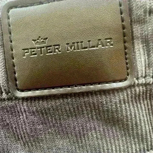 Peter Millar 5 pocket gray corduroy pants.Ladies 32 very good condition boot cut - Picture 4 of 6